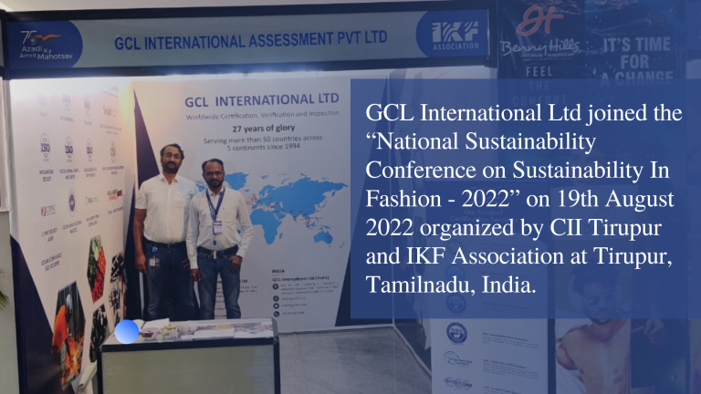GCL International Ltd joined the “National Sustainability Conference on Sustainability In Fashion – 2022”
