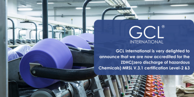 GCL is now accredited for the ZDHC (zero discharge of hazardous Chemicals) MRSL V.3.1 certification Level-2&3