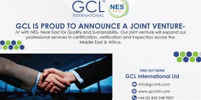 GCL International Ltd Joint Venture with NES (Near East for QUALTY & SUSTAINABILITY)